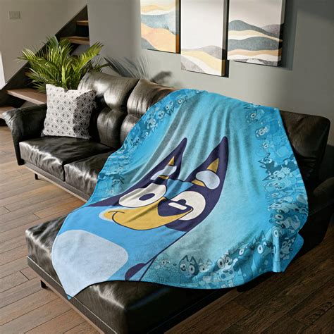 bluey fleece by the yard|bluey polar fleece throw.